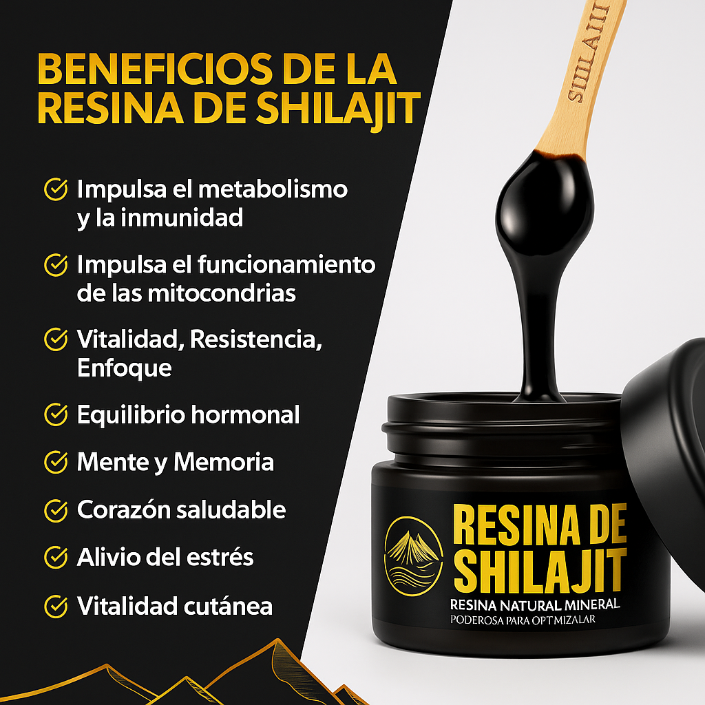 Shilajit Puro del Himalaya – Más Energía y Vitalidad Natural