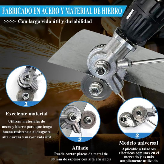 CutterPro®|Cortador De Metal Para Taladro