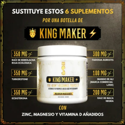 King Maker - Suplemento Testosterona 120cp