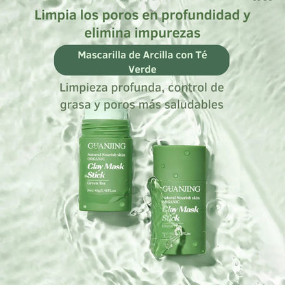 GreenMask – Mascarilla de Arcilla con Té Verde 2x1